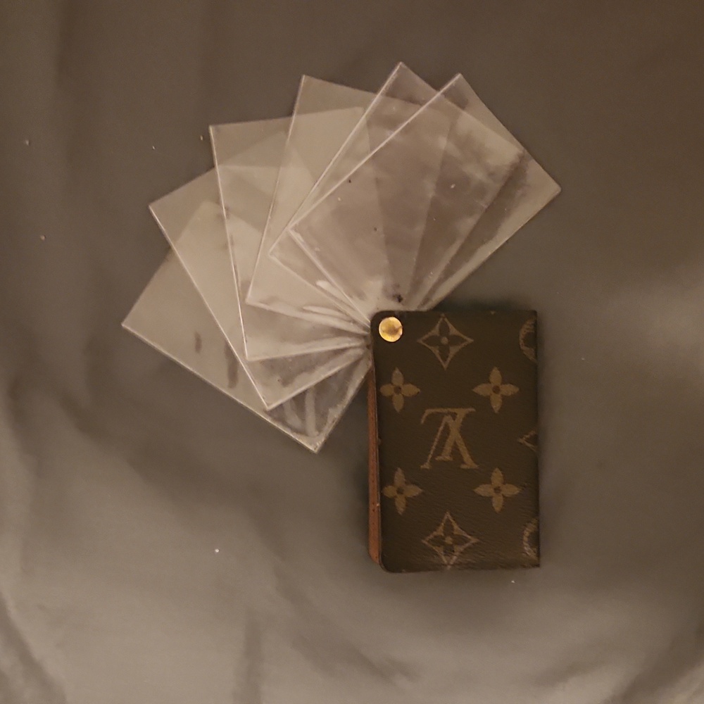 VINTAGE LOUIS VUTTION MONOGRAM CREDIT CARD AND PHOTO HOLDER